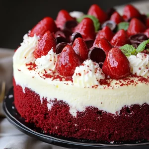 Red Velvet Poke Cake