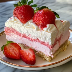 strawberry ice cream cake