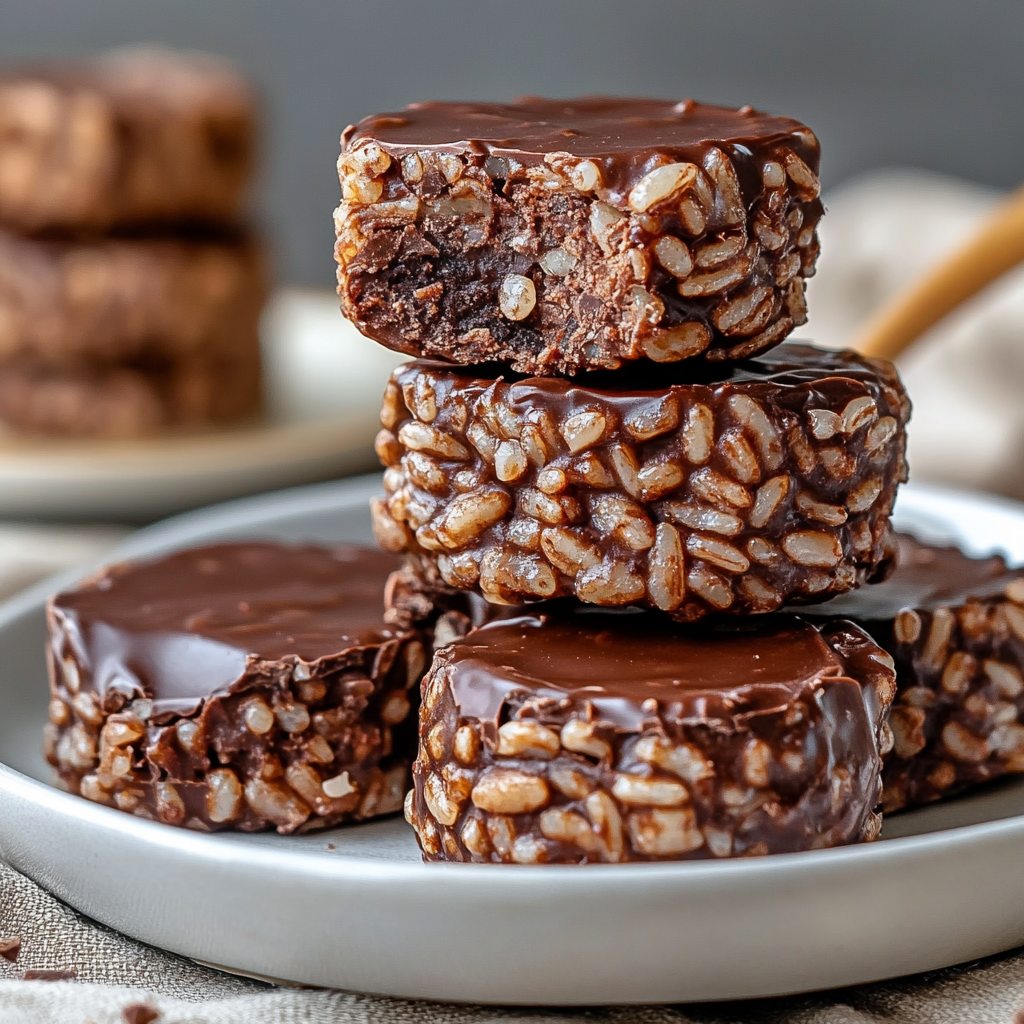 chocolate rice cakes