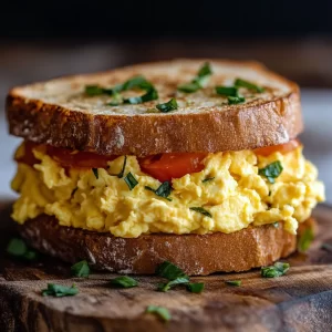 Scrambled Egg Sandwiches