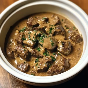 Slow-Cooker Beef Stroganoff