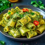 Pasta with Spinach Sauce