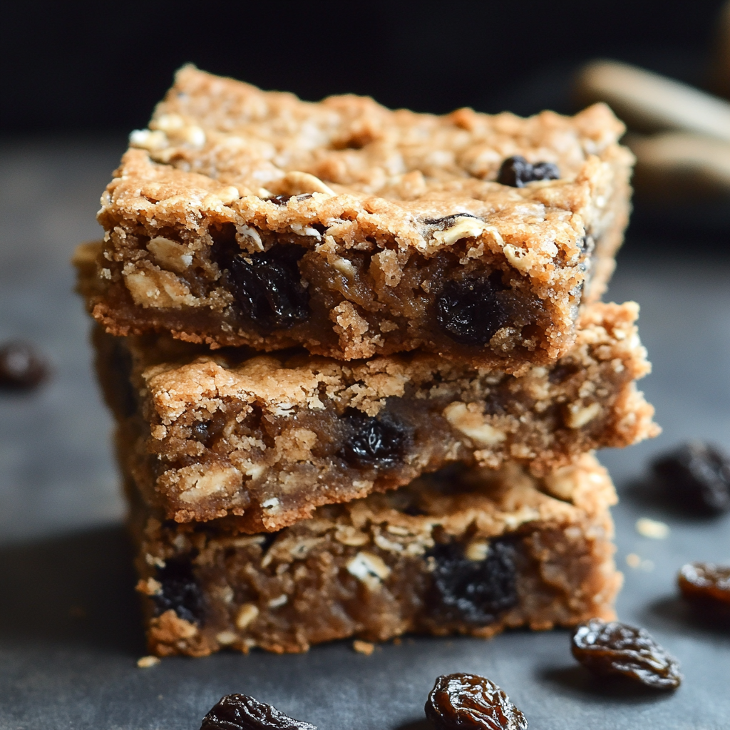Oatmeal Raisin Cookie Bars